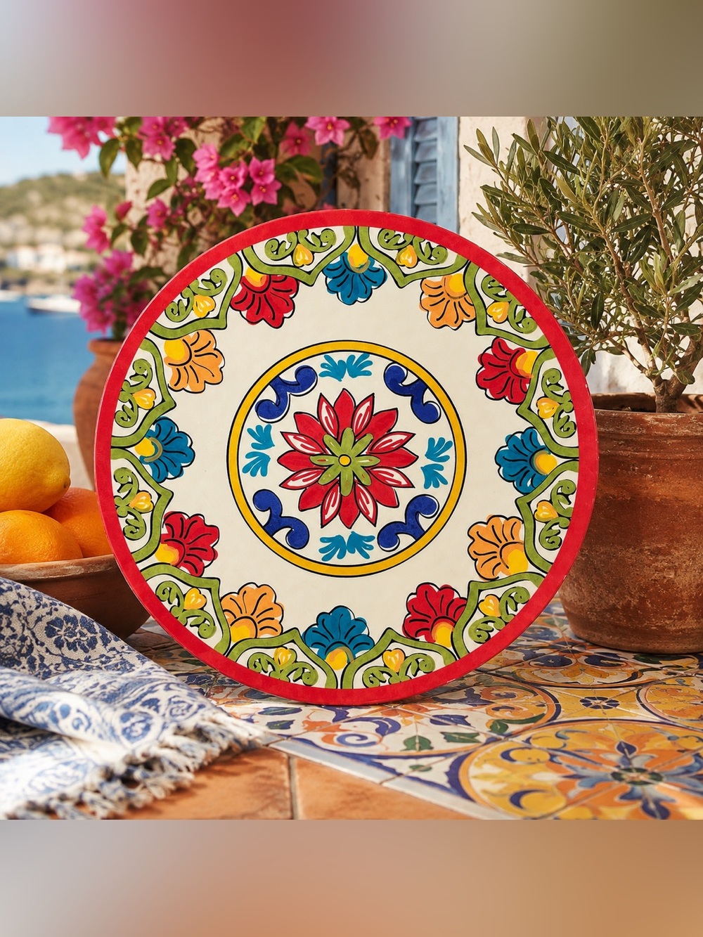 Better Homes & Gardens Tuscan Retreat 14” Platter